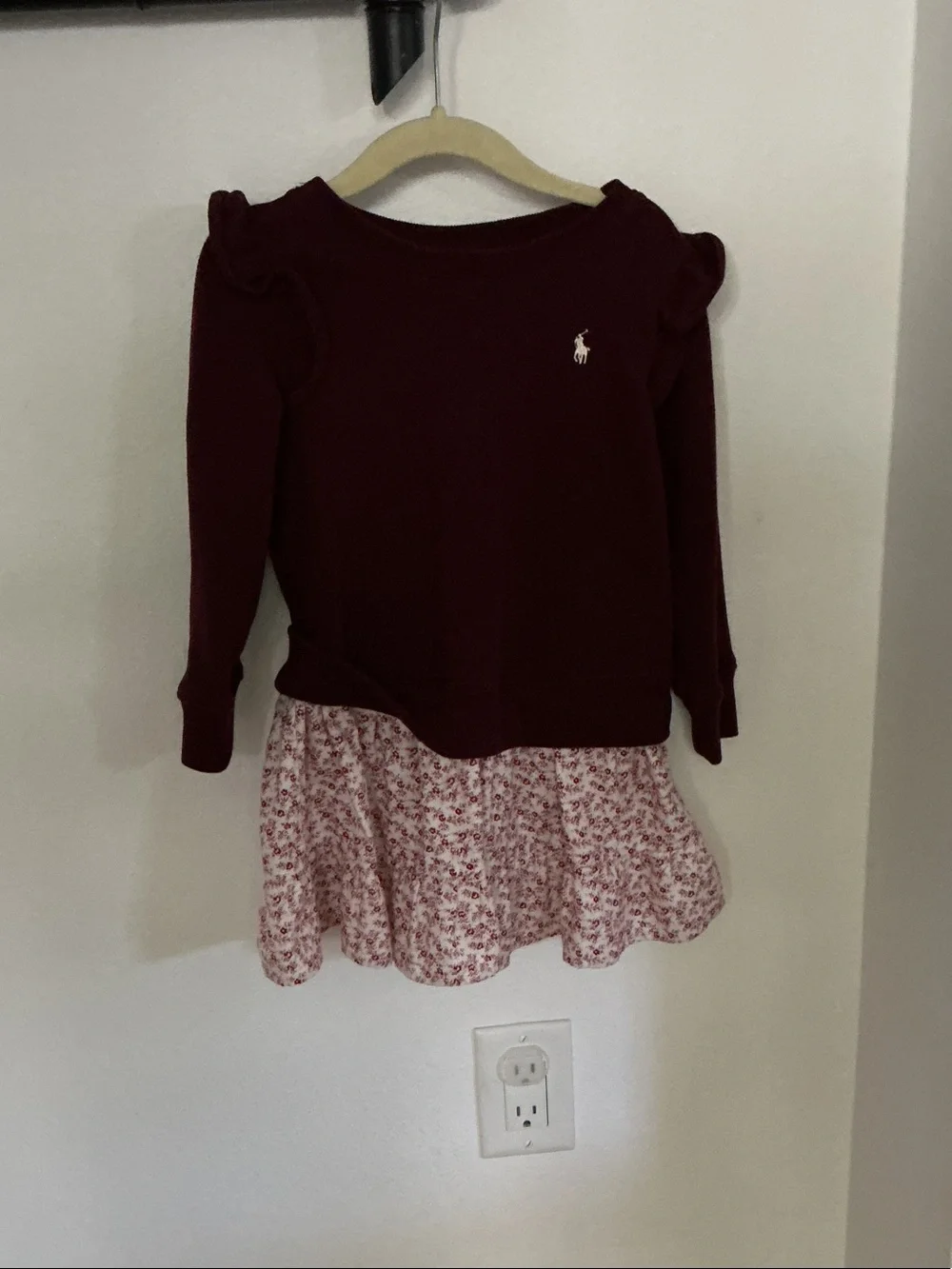 Ralph Lauren Burgundy Knit 3t
